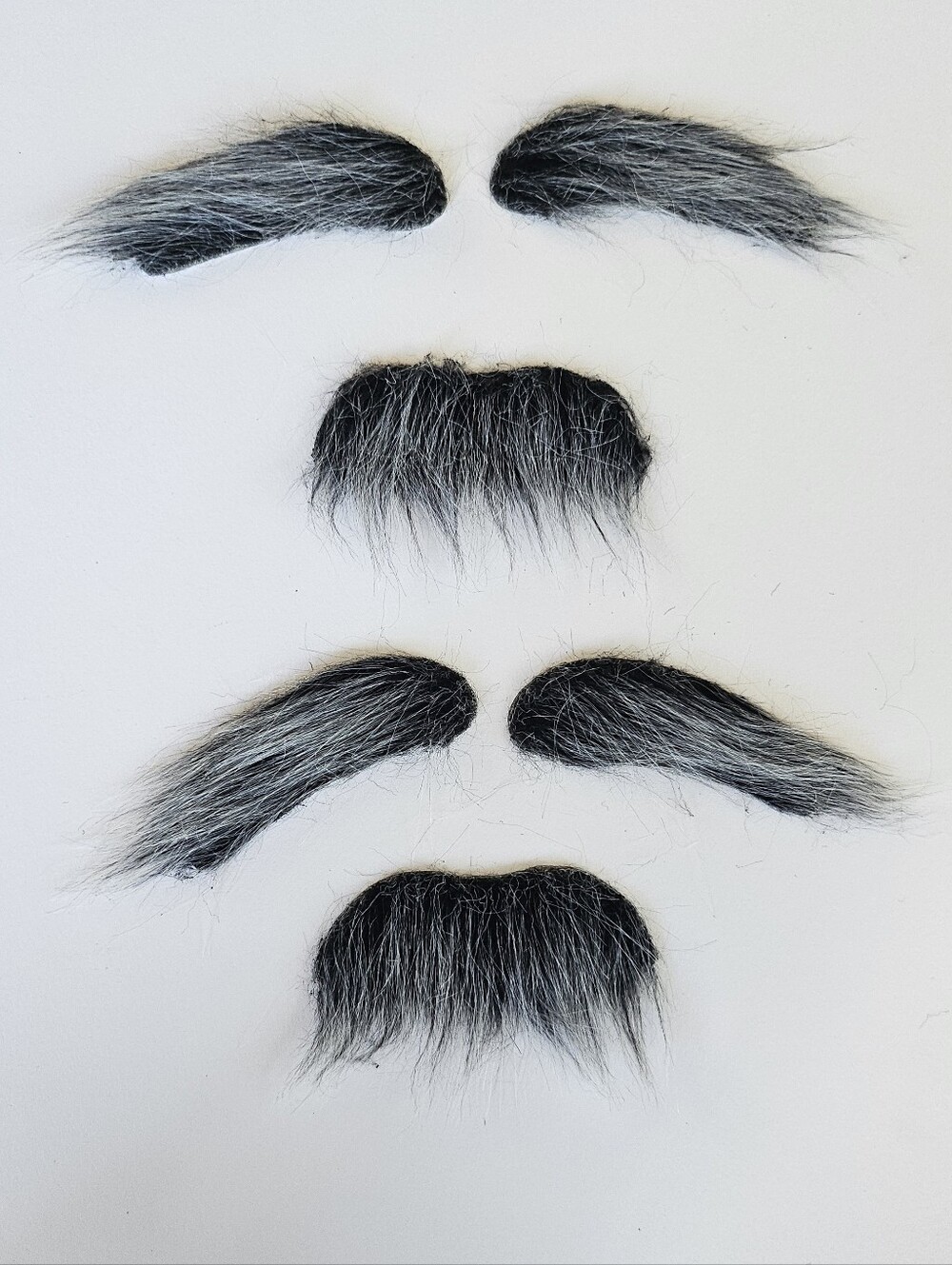 Fake Mustache & Eyebrows Costume Set